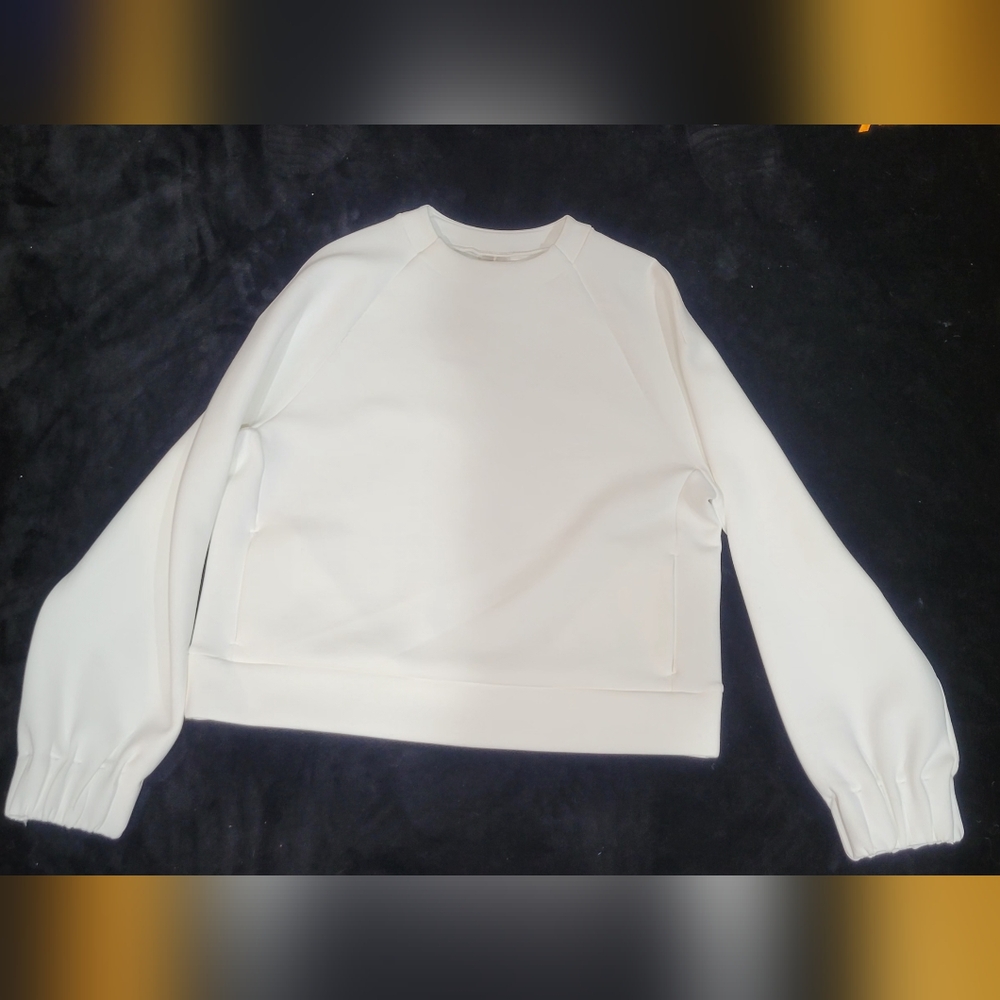 Calia White Soft Scubba Crew Golf